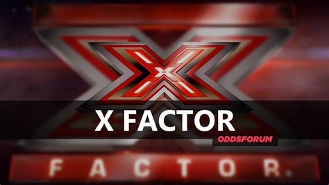 x factor odds|Iba pa.